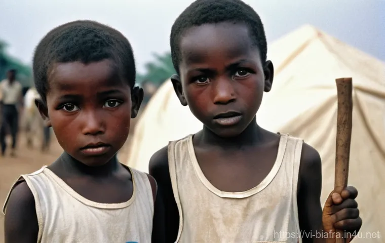 비아프라 전쟁과 영국 개입 - **Colonial Legacy: The Artificial Lines**
    "A wide-angle, slightly sepia-toned historical illustr...