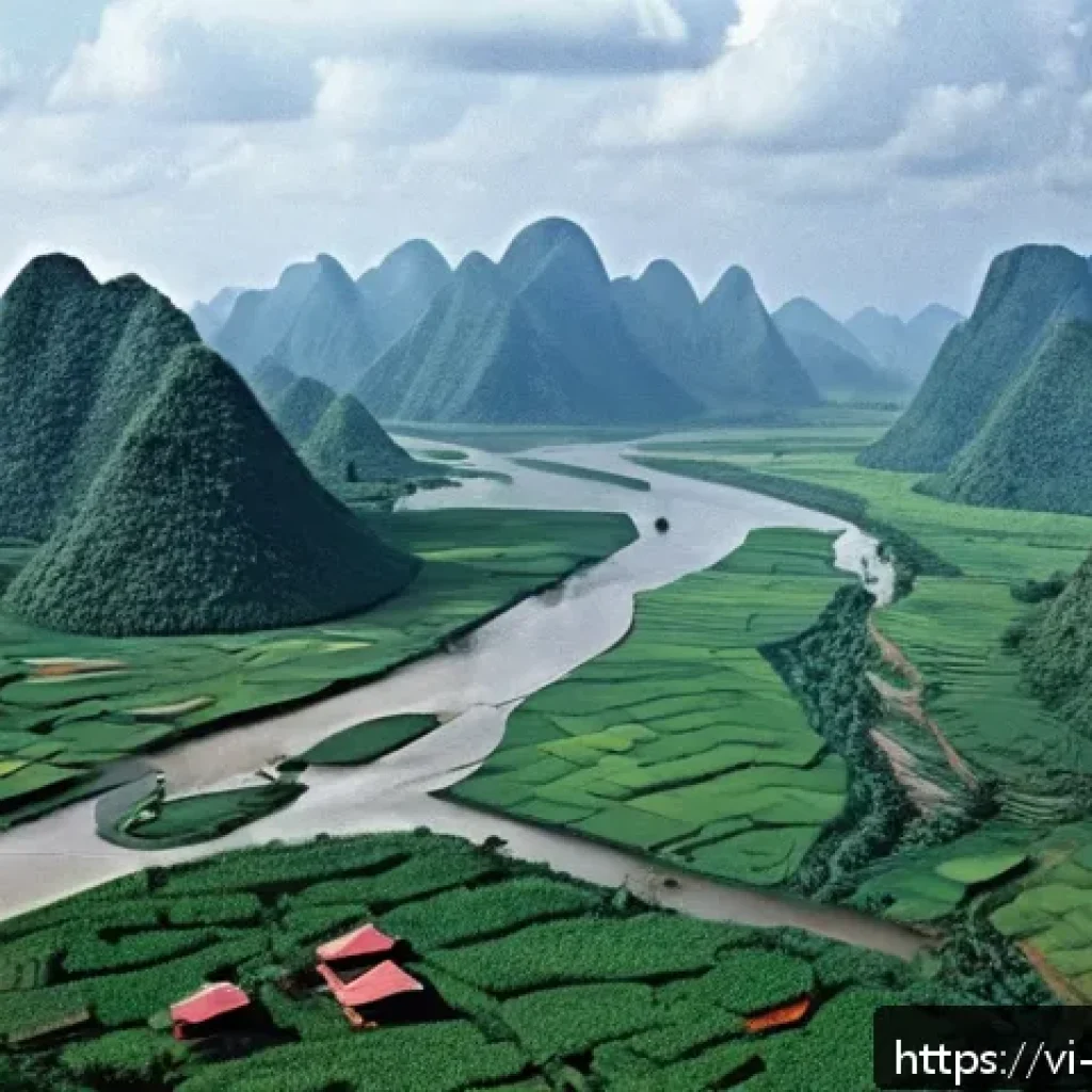 비아프라 전쟁의 주요 전투 - A detailed scene of Biafra battlefield featuring rugged mountainous terrain and winding rivers, with...